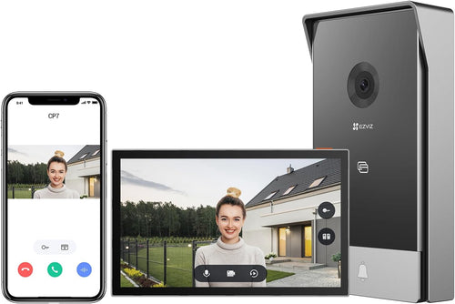 EZVIZ Video Door Intercom System 2K Camera with Door Opener â Black