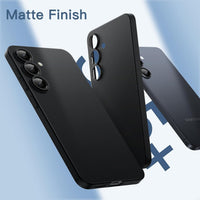 JETech Ultra Slim Case for Samsung Galaxy S25+ / S25 Plus 5G, Camera Lens Full Protection, Lightweight Matte Finish PP Hard Minimalist Cover (Black)