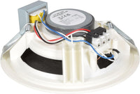Adastra | Flush-Mount 100V Ceiling Speaker supplied singularly with Selectable 3 to 6W Output in a Clean White Finish