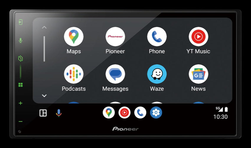 Pioneer SPH-DA77DAB-AN Media Center 2DIN, 6.8" Capacitive Touch Panel, with Wi-Fi, Bluetooth, Apple CarPlay, Android Auto and DAB+, 13-Band Graphic EQ, Includes DAB Antenna