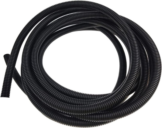 Black 5M Length Flexible Corrugated Bellow Conduit Protective Tube Pipe Hose Sleeve for CarÃ¯Â¼ÂGarden,Office Electric Wiring 10mm*13mm Ã¢ÂÂ¦