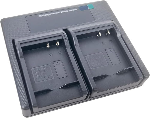 USB Dual Battery Charger for PANASONIC DMW-BLH7E DMW-BLE9 DMW-BLE9E DMW-BLG10E Lumix DC-TZ100 DC-TZ95 DC-TZ90 DMC-GF3 DMC-GF5 DMC-GF6 DMC-GX7 DMC-GX85 DMC-LX100 Camera