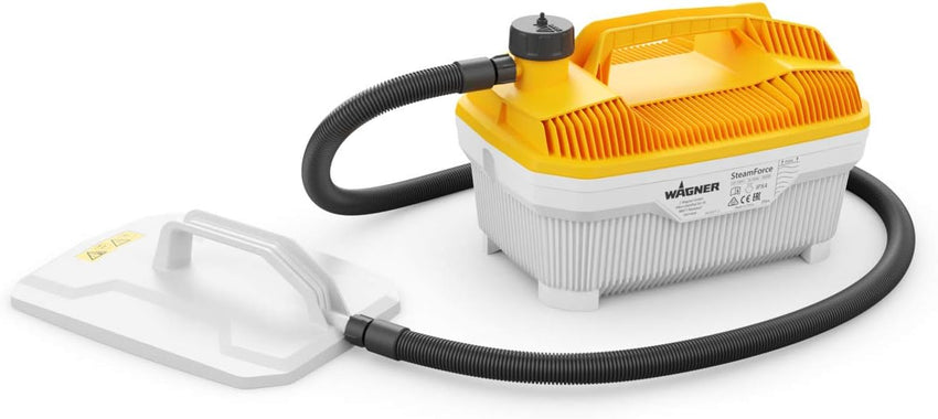 WAGNER Steam Wallpaper Stripper SteamForce, 4 L Capacity, Steaming Time Max. 70 Min, 3,7 M Hose, 2.000 W, 230 V