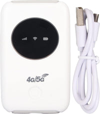5G Router with SIM Slot Unlocked, 4G LTE Mobile WiFi Router Portable Travel Mi-Fi Hotspot 5G & 4G MiFi Device, Connection with Up to 10 Devices 300Mbps