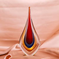 Handmade Murano-Style Glass Sculpture Paperweight Decorative Figurine - Handmade