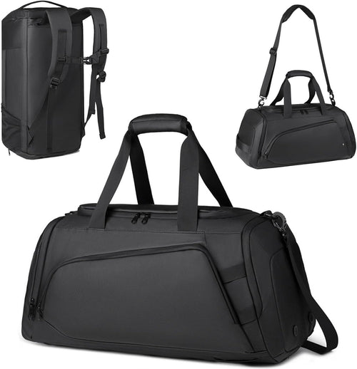 Large Gym Bag Water Resistant Duffle Backpack 45L