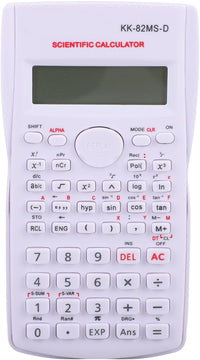 Scientific Calculator, 12 Digit 240 Functions Office Calculator, Multifunction Large Display Students Calculator with Sliding Hard Cover (White)
