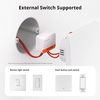SONOFF ZBMINIL2 Zigbee Smart Switch, No Neutral Required, Mini Relay Module for Light Switch, 2-Way Control, Works with Alexa & Google Home, Requires Zigbee Hub