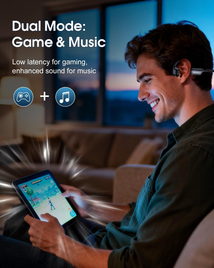 Open Ear Air Conduction Headphones Dual Mode Bluetooth 6.0