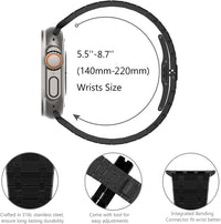 Titanium Strap for Apple Watch 49mm 46mm 45mm 44mm 42mm â Black