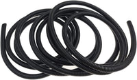 Black 5M Length Flexible Corrugated Bellow Conduit Protective Tube Pipe Hose Sleeve for CarÃ¯Â¼ÂGarden,Office Electric Wiring 10mm*13mm Ã¢ÂÂ¦