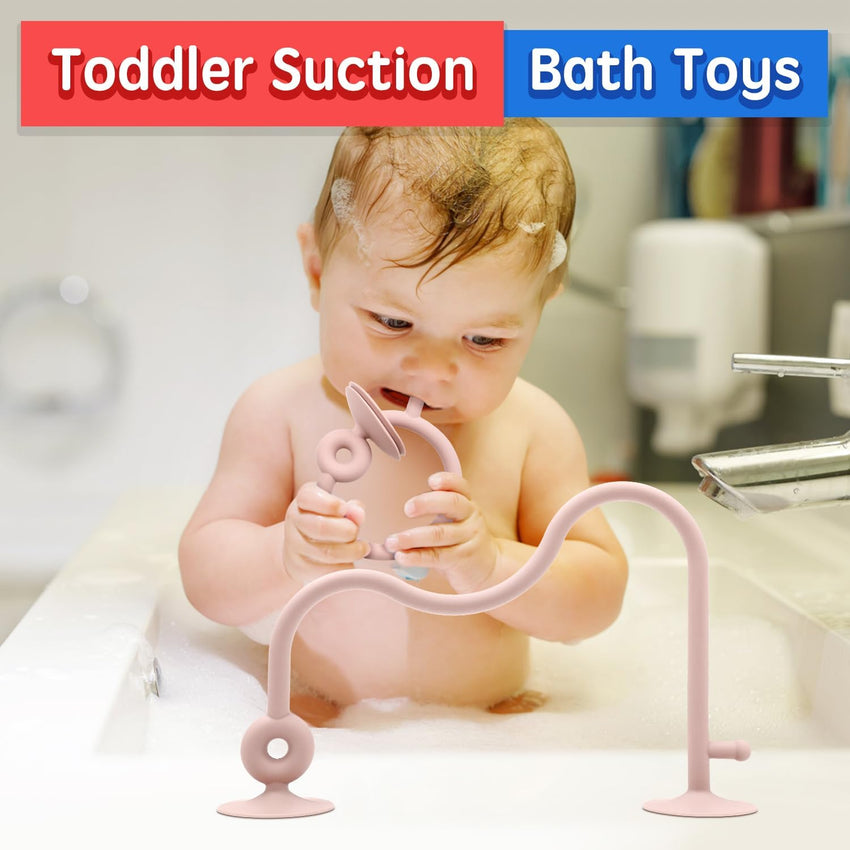 Baby Suction Toy Multi-Purpose Sensory â Light Pink 6-12 Months