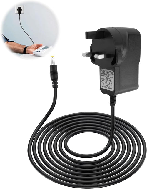 6V Charger for Omron Blood Pressure Monitor M2 M3 M4 M6 M7 X3 Comfort X2 Basic X2 Smart X7 Smart, 6V UK Charger Power Adapter for Omron Upper Arm Blood Pressure Monitors M500 M400 M10-IT