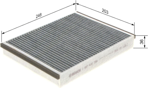 Bosch Activated Carbon Cabin Air Filter â R2598