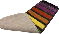 Non-Slip Machine Washable Carpet Stair Treads â 22x67cm, Rainbow