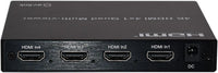 AV:Link | 4K HDMI Multi-viewer 4x1 | Seamless HDMI Switching with IR Remote, Multiple Display Options for CCTV, Gaming, Hospitality, and Entertainment
