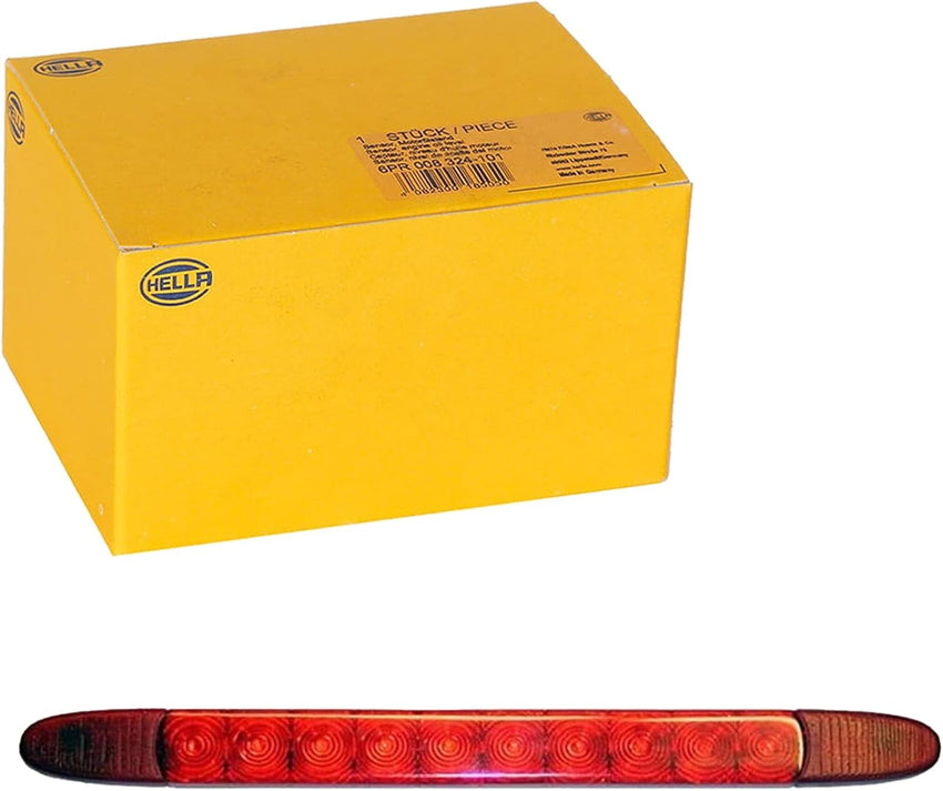 HELLA Auxiliary Stop Light 2DA343106-211 LED 24V Rear Glued Mount self adhesive Red