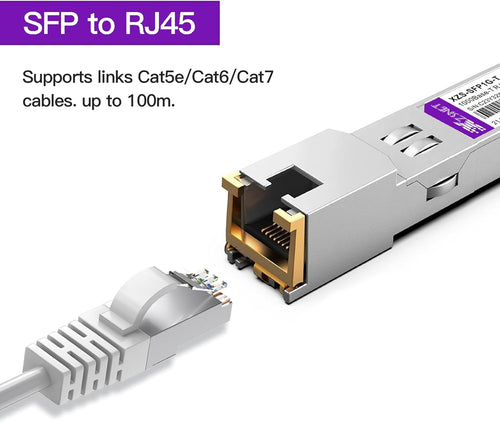 XZSNET 1000BASE-T SFP Transceiver Copper Module for Cisco & More â 1.25G RJ45
