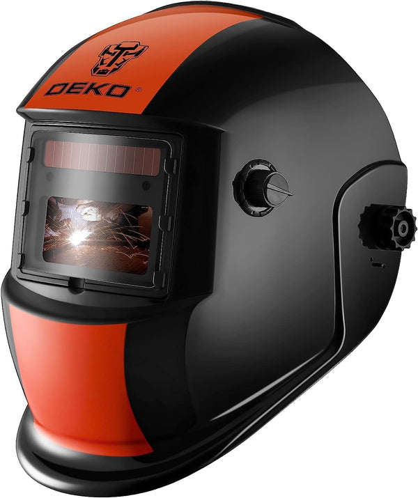DEKO Welding Mask Helmet Auto Darkening, Welders Mask, Welding Helmets Solar Powered Auto Darkening