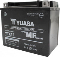 Yuasa Motorcycle Battery YTX12 12V 180CCA Maintenance-Free AGM YTX12