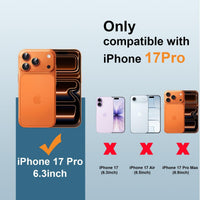 Garegce Case for iPhone 17 Pro 6.3-Inch, Slim Clear Non-Yellowing Phone Case, Thin Soft TPU Silicone Shockproof Anti-Scratch Transparent Cell Phone Cover for iPhone 17 Pro- Crystal Clear