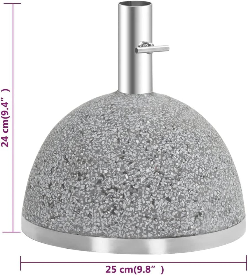 Parasol Stand 24x25x25cm Granite 115kg Capacity â Grey