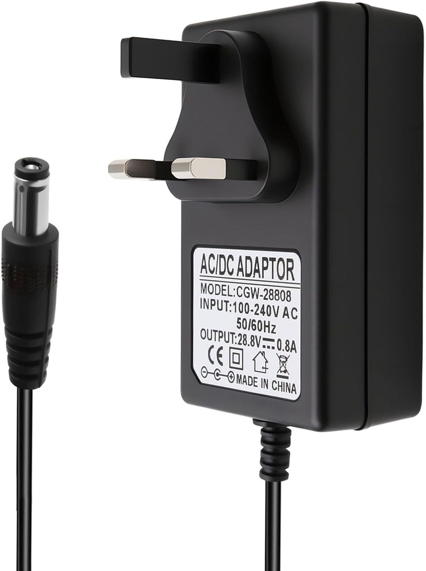 28.8V for Shark Hoover Charger Replacement Power Supply Adapter for Shark Cordless Stick Vacuum IZ202UK IZ202UKT IZ252UK IZ252UKT IZ201UK IZ103UKGB IF202 IF250 IF200UKT IR141 IR200 X40 ION F80 Battery