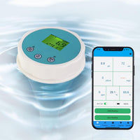 6-in-1 Bluetooth Water Quality Tester for Pools & Aquariums Smart App Included