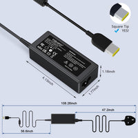 for Lenovo Laptop Charger-fit for T430/T440/T450/T460/T560/E431/E440/E531/E540, 65W Yellow USB Power Adapter for ThinkPad X/E/S/L/B/U/T/K/Z/Y/G, 20V 3.25A Power Supply for Yoga 2/11/11S/13(Not USB C)