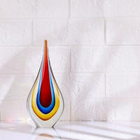 Handmade Murano-Style Glass Sculpture Paperweight Decorative Figurine - Handmade