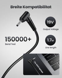 DINTYOU 45W Laptop Charger Compatible with ASUS VivoBook 14 15 S14 S15 E203M, E406M, X553M, X540UA, X540S, TP300, Zenbook UX21A, UX31A, UX303U, UX305C, etc 19V 2.37A Power Supply
