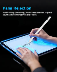 Stylus Pen for iPad 9th&10th - Type-c Charging Magnetic Pencil with Palm Rejection Stylus Pen Compatible with ï¼2018-2023ï¼Apple iPad 6/7/8/9/10ï¼iPad Air 3/4/5ï¼iPad Mini 5/6, iPad Pro 11"/12.9"ï¼Whiteï¼