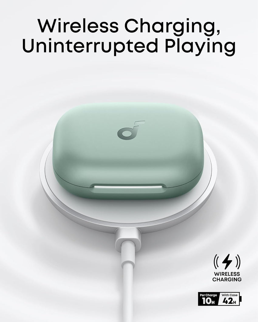 soundcore AeroFit 2 by Anker, Open-Ear Headphones, Adjustable Ear Hooks, Secure Fit, Instant AI Translation, Rich Bass, Hi-Res, 42H Playtime, Bluetooth 5.4, IP55, AI Clear Calls, Wireless Charging