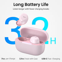 TOZO A1 Wireless Earbuds, Bluetooth 5.3 Earphones, Support APP EQ Setting, 30H Long Playtime, Ear Buds with HiFi Stereo Sound, Light-Weight Wireless Earphones, IPX5 Waterproof