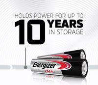 Energizer Max - AA + AAA Batteries (28 Combo Pack) - Double A and Triple A 1.5V Battery - Long Lasting Alkaline Power - 100% Recyclable Plastic Free Packaging - 10 Year Shelf Life [Amazon Exclusive]