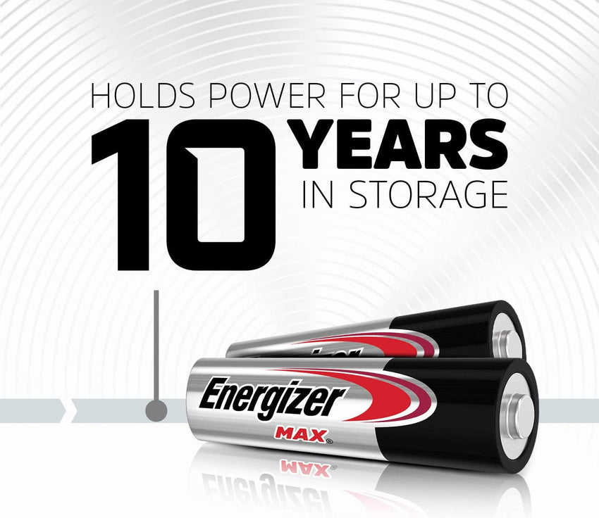Energizer Max - AA + AAA Batteries (28 Combo Pack) - Double A and Triple A 1.5V Battery - Long Lasting Alkaline Power - 100% Recyclable Plastic Free Packaging - 10 Year Shelf Life [Amazon Exclusive]