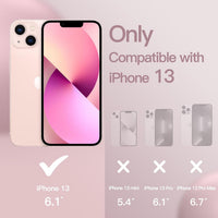 JETech Silicone Case for iPhone 13, Pink