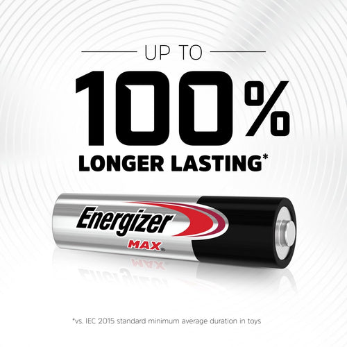 Energizer Max - AA + AAA Batteries (28 Combo Pack) - Double A and Triple A 1.5V Battery - Long Lasting Alkaline Power - 100% Recyclable Plastic Free Packaging - 10 Year Shelf Life [Amazon Exclusive]