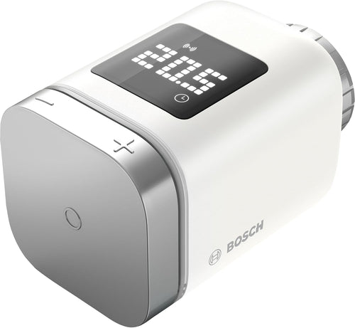 Bosch Smart Home radiator thermostat II [+M], smart thermostat, flexible use in the Bosch Smart Home system or in manufacturer-independent Matter systems