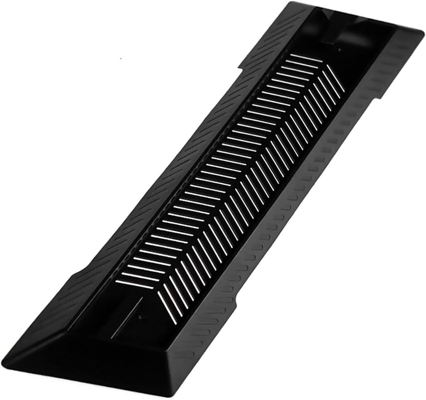 Gamer Gear PS4 Slim Edition Console Stand - Black Vertical Stand with Built-In Cooling Vents - PlayStation 4 Slim Stand with Anti-Slip Pads