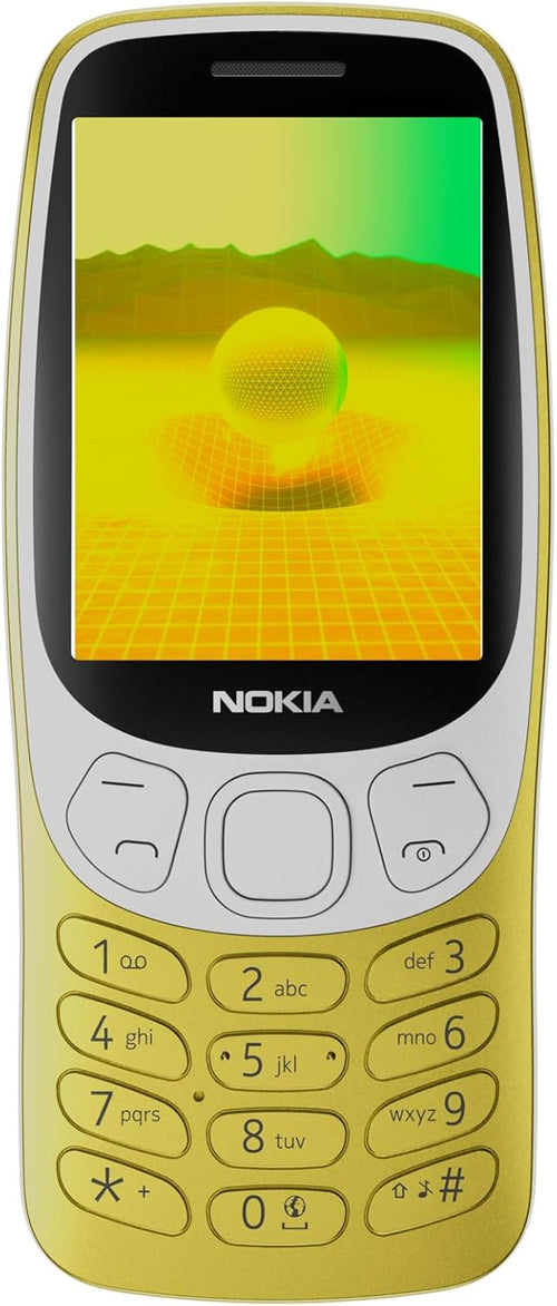 Nokia 3210 Gold - 4G Mobile Phone - A Legend of Telephony Revived in Modern Version, Large 2.4" Display, Comfortable Keyboard, 2MP Camera, FM Radio, Flashlight, Bluetooth