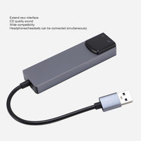 USB External Sound Card Optical SPDIF 5.1 Channel Aluminium Alloy â 5.1