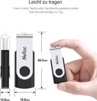 Netac 64GB USB 3.2 Flash Drive, High Speed Swivel Design Memory Stick,Up to 90/30 MB/s(R/W) Pen Drive, Thumb Drive for Data Storage, Zip Drive and jump Drive with LED Light