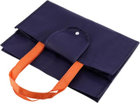 Foldable Reusable Shopping Bags 8-Pack Washable Tote for Grocery Travel Picnic 35x12x45cm