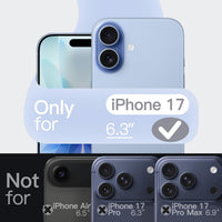 JETech Magnetic Silicone Case for iPhone 17 6.3-Inch, Compatible with MagSafe, Silky Soft Touch, Shock Absorbing Phone Cover with Camera Lens Protection (Blue)
