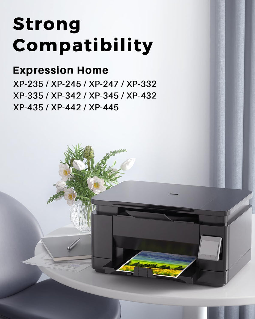 5 Pack 29XL Ink Cartridges Compatible for Epson 29 XL for Expression Home XP-352 XP-342 XP-335 XP-445 XP-442 XP-455 XP-235 XP-452 Printer