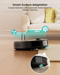 Lefant M210 Robot Vacuum READ DESC USED FLOOR MODEL 2200Pa Slim 7.8cm Self-Charging Wi-Fi App Alexa - M210