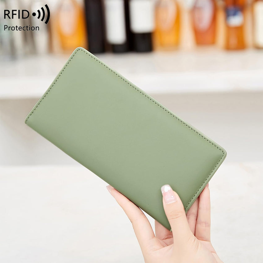 Women's Ultra Slim Leather RFID Blocking Card Holder Bifold Wallet Ã¢ÂÂ Slim