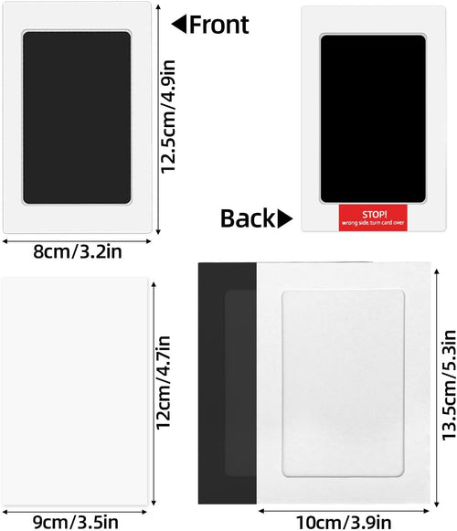Baby Hand & Footprint Kit with Ink Pads, Photo Frames Ã¢ÂÂ Black