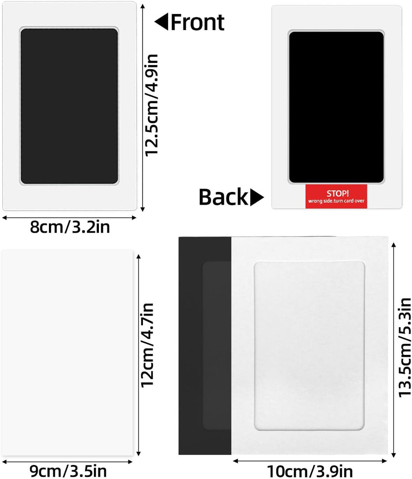 Baby Hand & Footprint Kit with Ink Pads, Photo Frames Ã¢ÂÂ Black